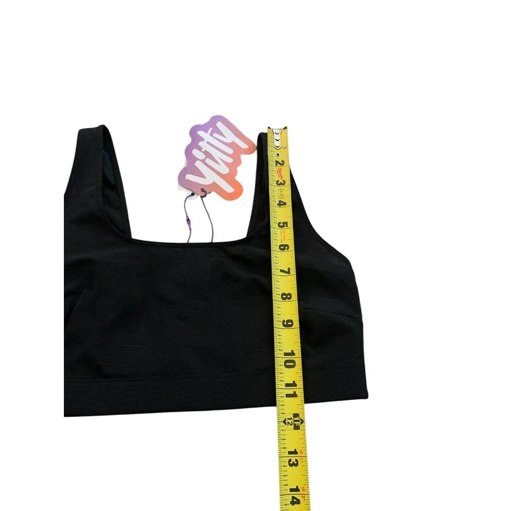 Yitty Shaping Bralette Small Black Nearly Naked Seamless Athleisure Sporty Lizzo